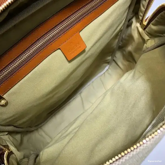 Hyper Peter GUCCI canvas backpack Vintage 0706